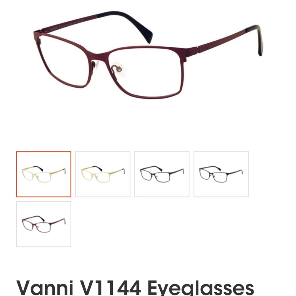 Vanni V1144 Red Eyeglasses